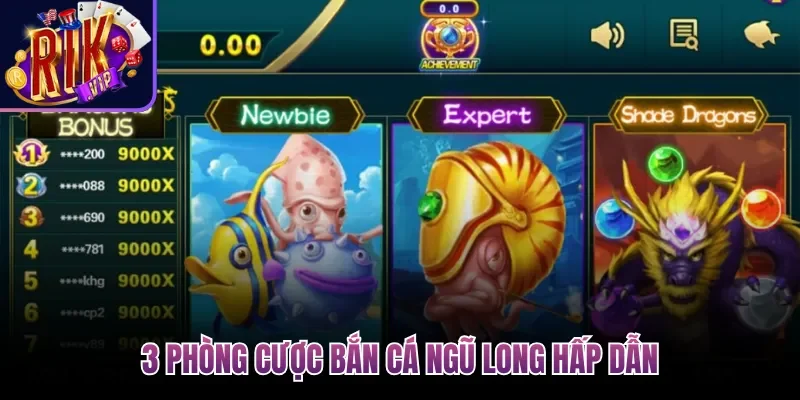 3 phòng cược Bắn Cá Ngũ Long hấp dẫn